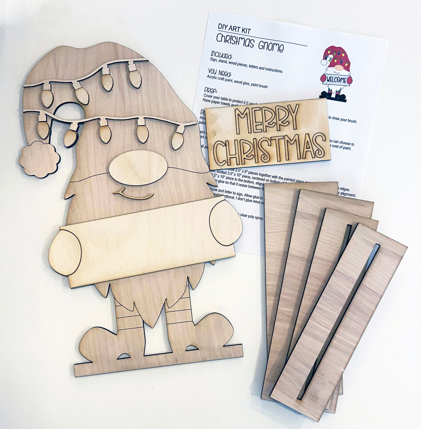 Christmas Paint kits- Tree or Gnome