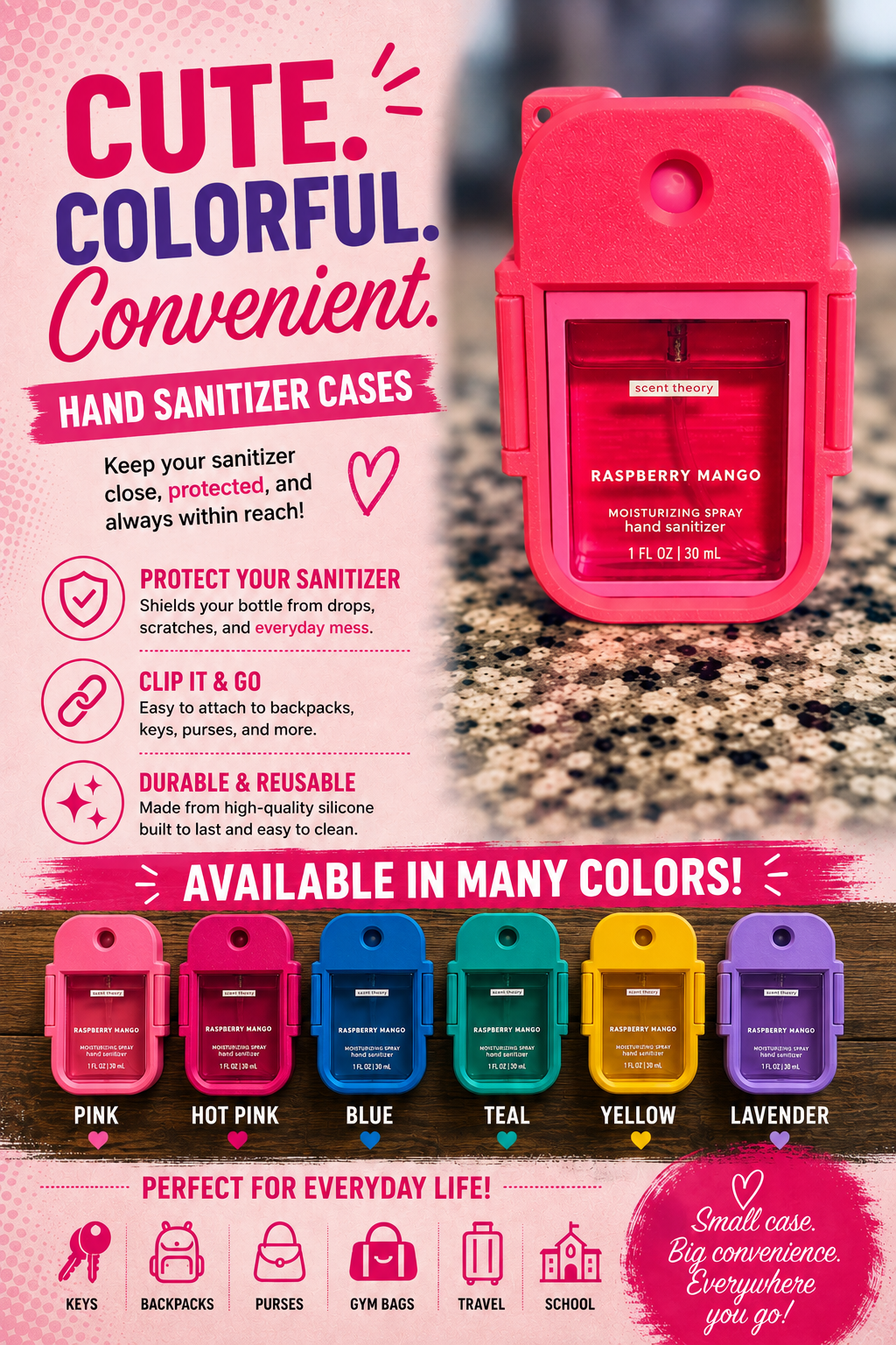 Hand Sanitizer Spray Case.