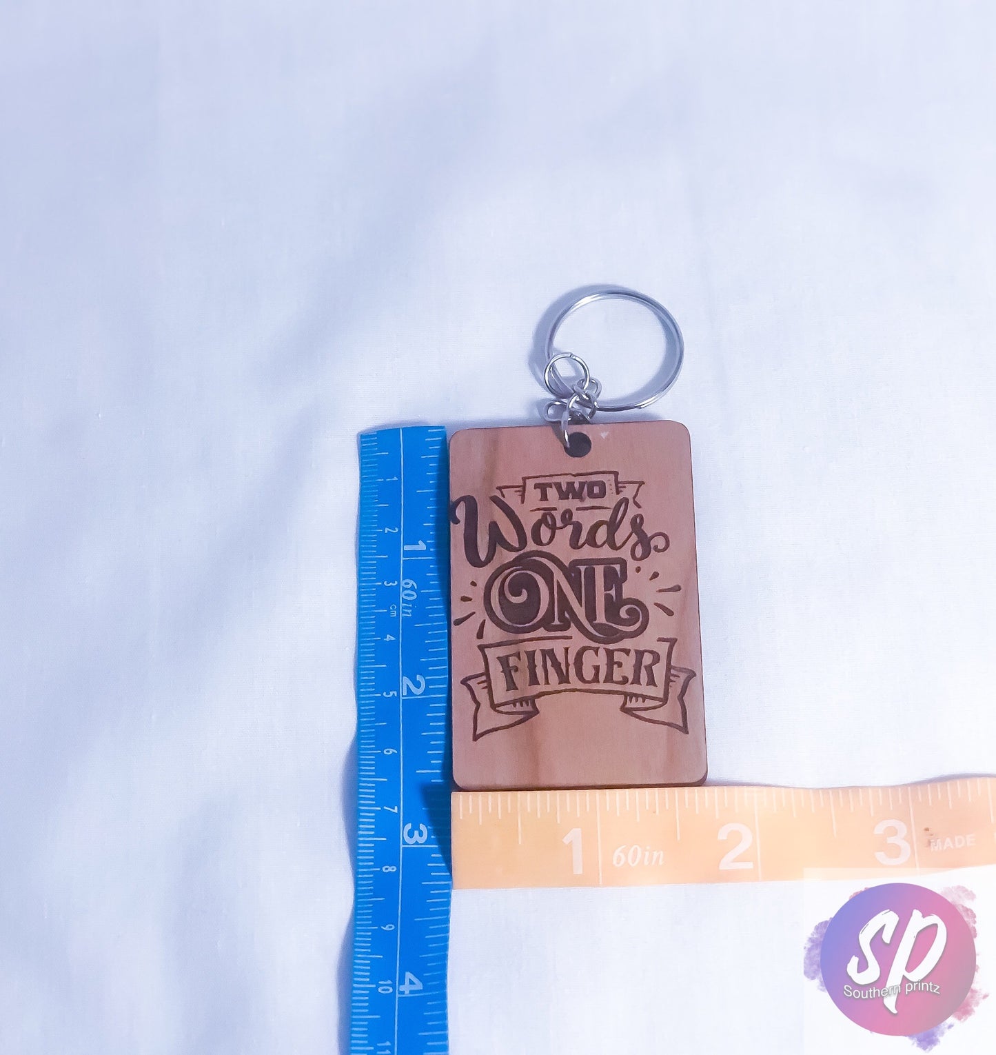 custom key chain, sarcasm keychain