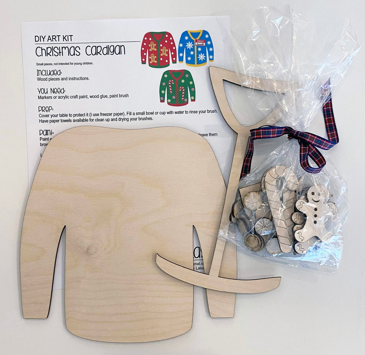 Cardigan paint kit.